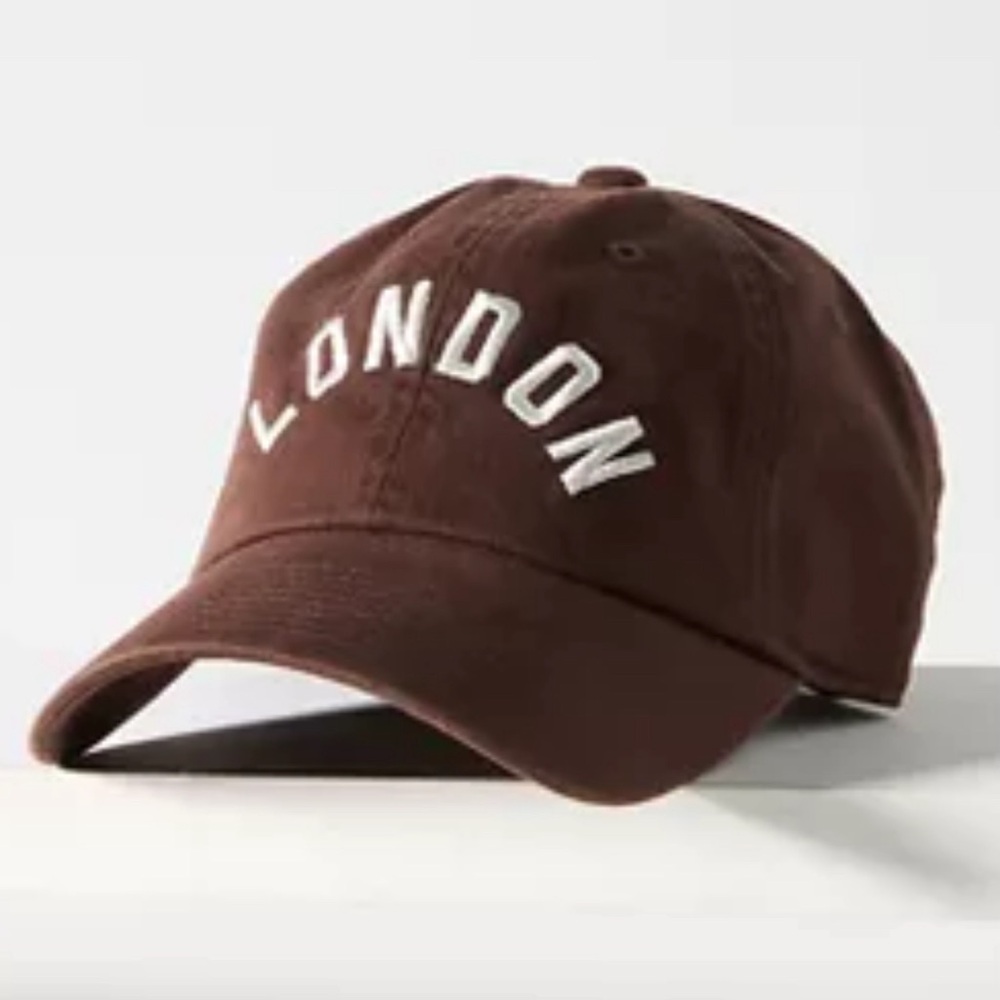 The Wanderlust London Baseball Cap Brown